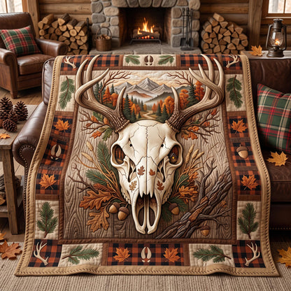 Rustic Buck Quilted Blanket GFTOMA13234