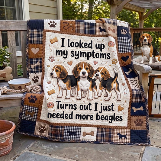 Beagle Therapy Quilted Blanket GFTOMA13241