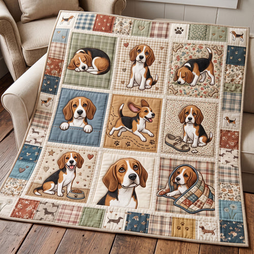 Beagle Gallery Quilted Blanket GFTOMA13242