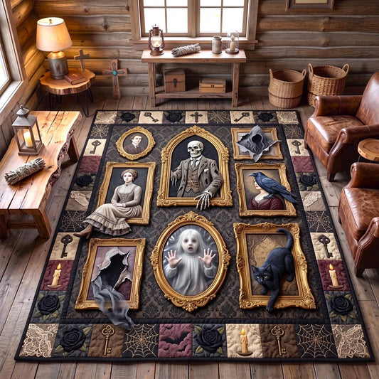 Haunted Portrait Area Rug GFTOMA13274