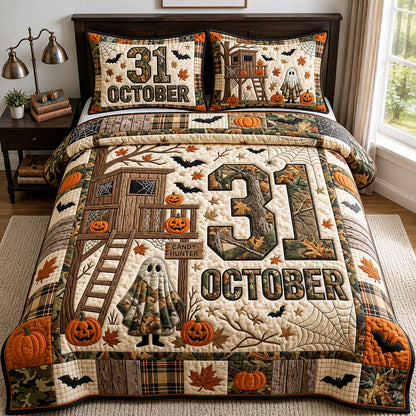 October Thirtyone 3-Piece Quilted Bedding Set GFTOMA13301