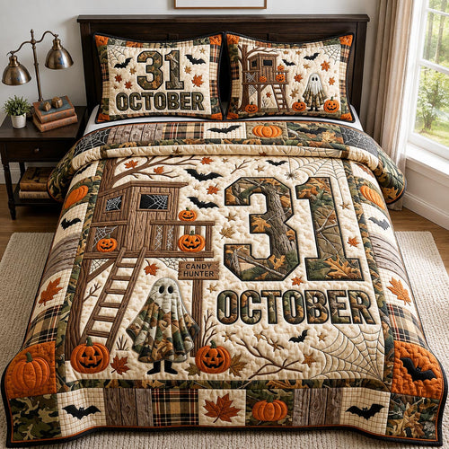 October Thirtyone 3-Piece Quilted Bedding Set GFTOMA13301