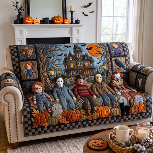 Horror Reunion Quilted Sofa Cover GFTOMA13328