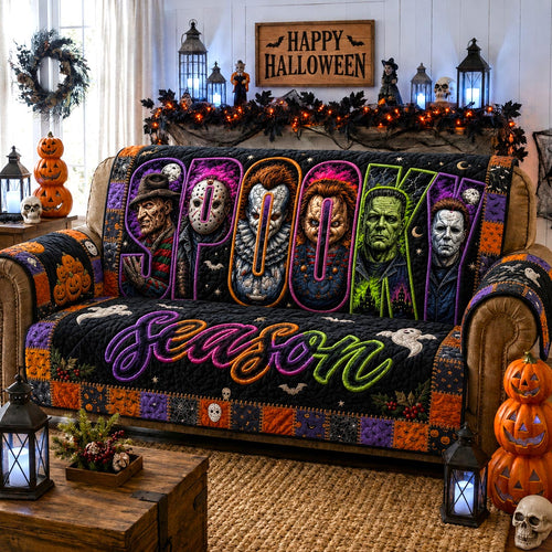 Horror Season Quilted Sofa Cover GFTOMA13333