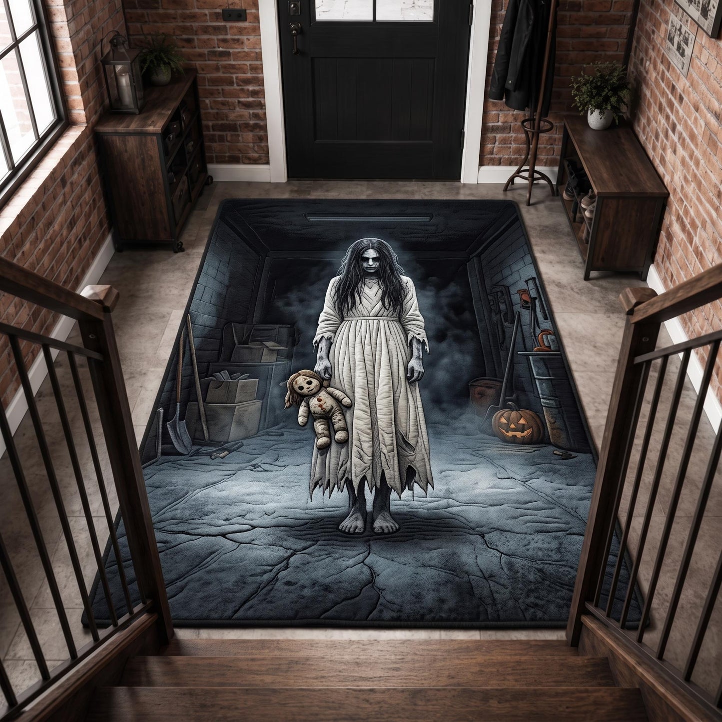 Ghostly Descent Area Rug GFTOMA13350