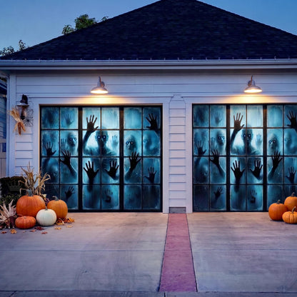 Window Watcher Garage Door Banner GFTOMA13353