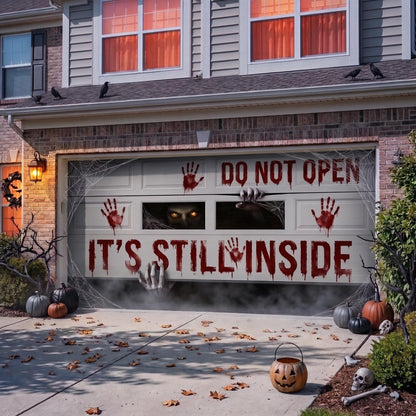 Still Inside Garage Door Banner GFTOMA13354