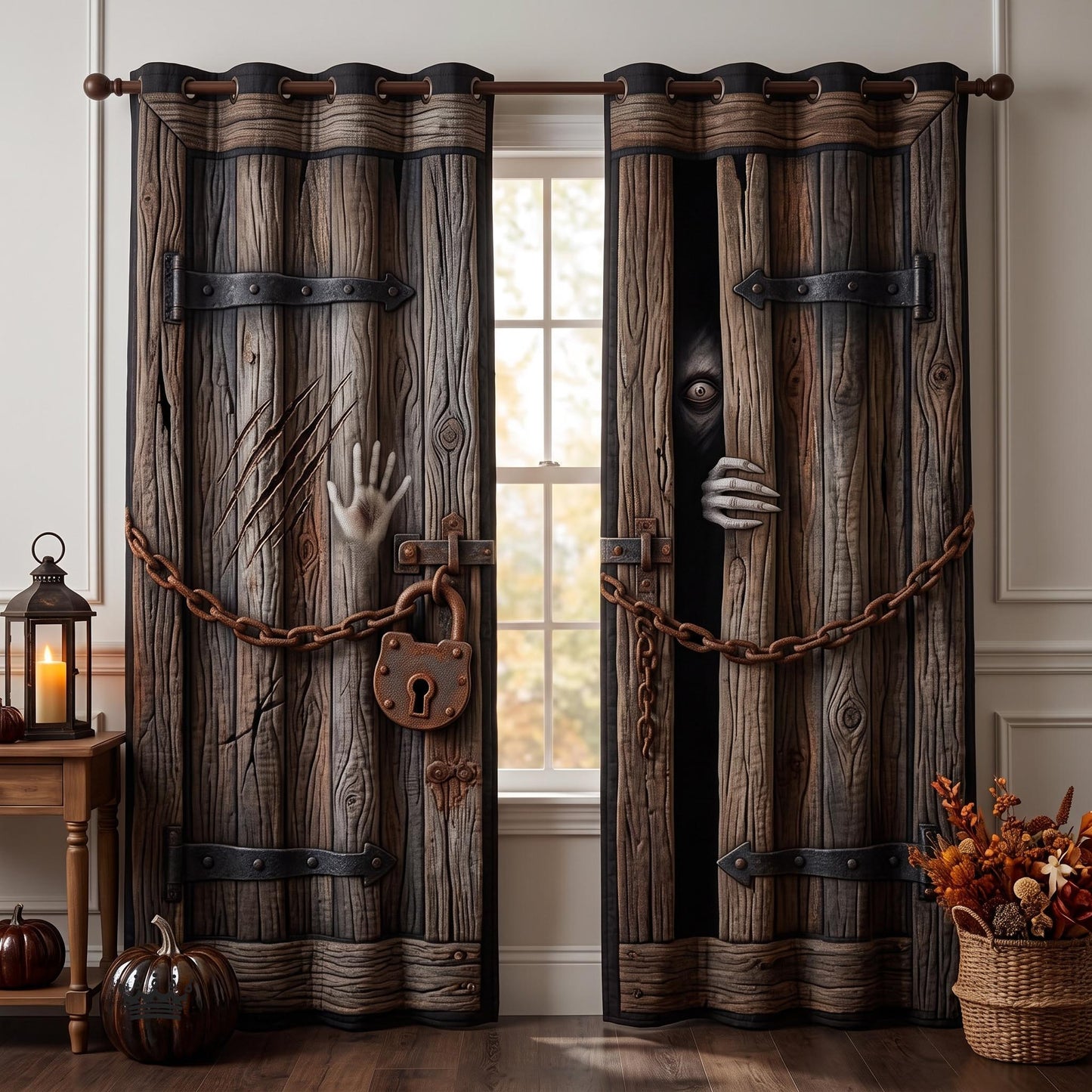 Locked Away Quilted Curtains GFTOMA13360