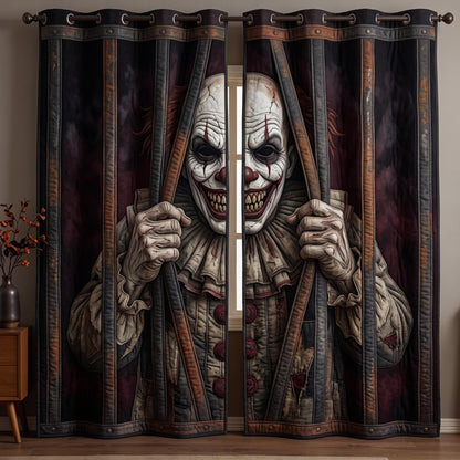 Caged Clown Quilted Curtains GFTOMA13362