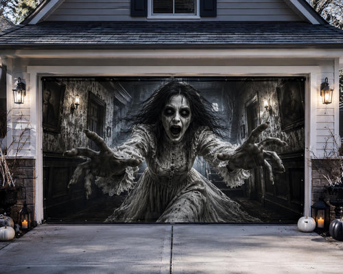 Ghostly Grasp Garage Door Banner GFTOMA13406
