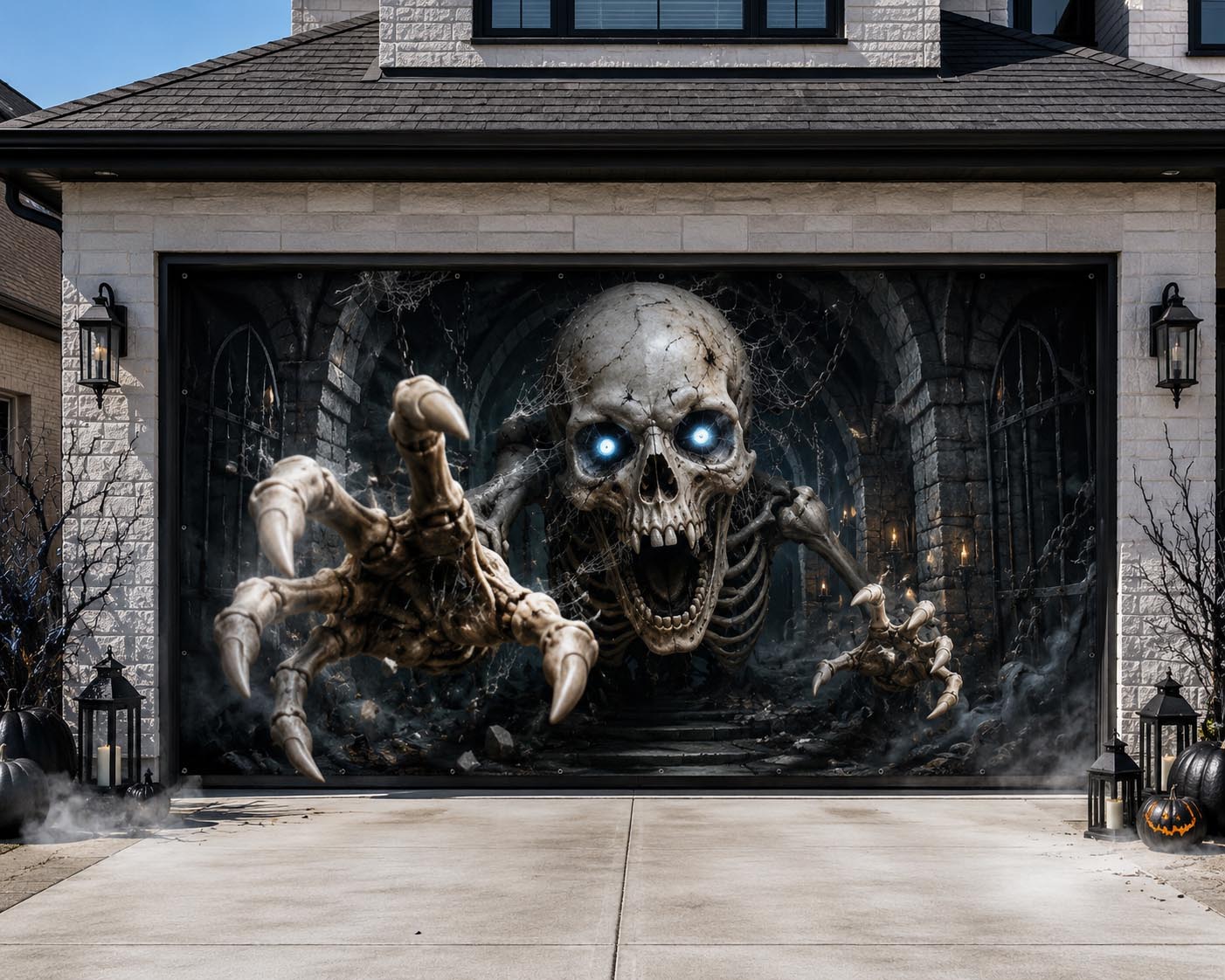 Undead Skull Garage Door Banner GFTOMA13410