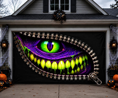 Monster Eye Garage Door Banner GFTOMA13435