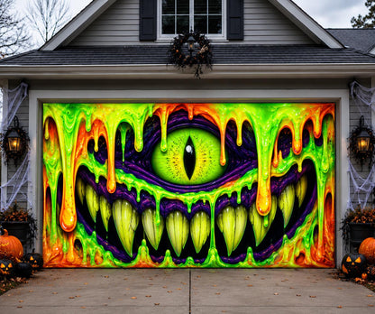 Toxic Grin Garage Door Banner GFTOMA13437