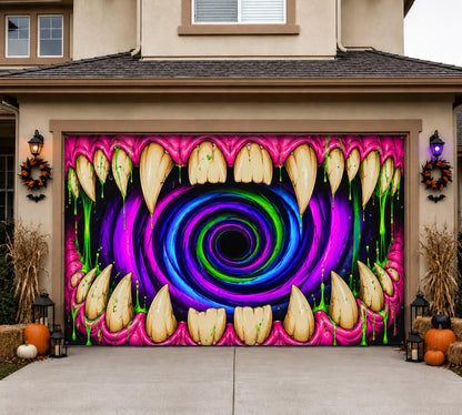Hypnotic Maw Garage Door Banner GFTOMA13439