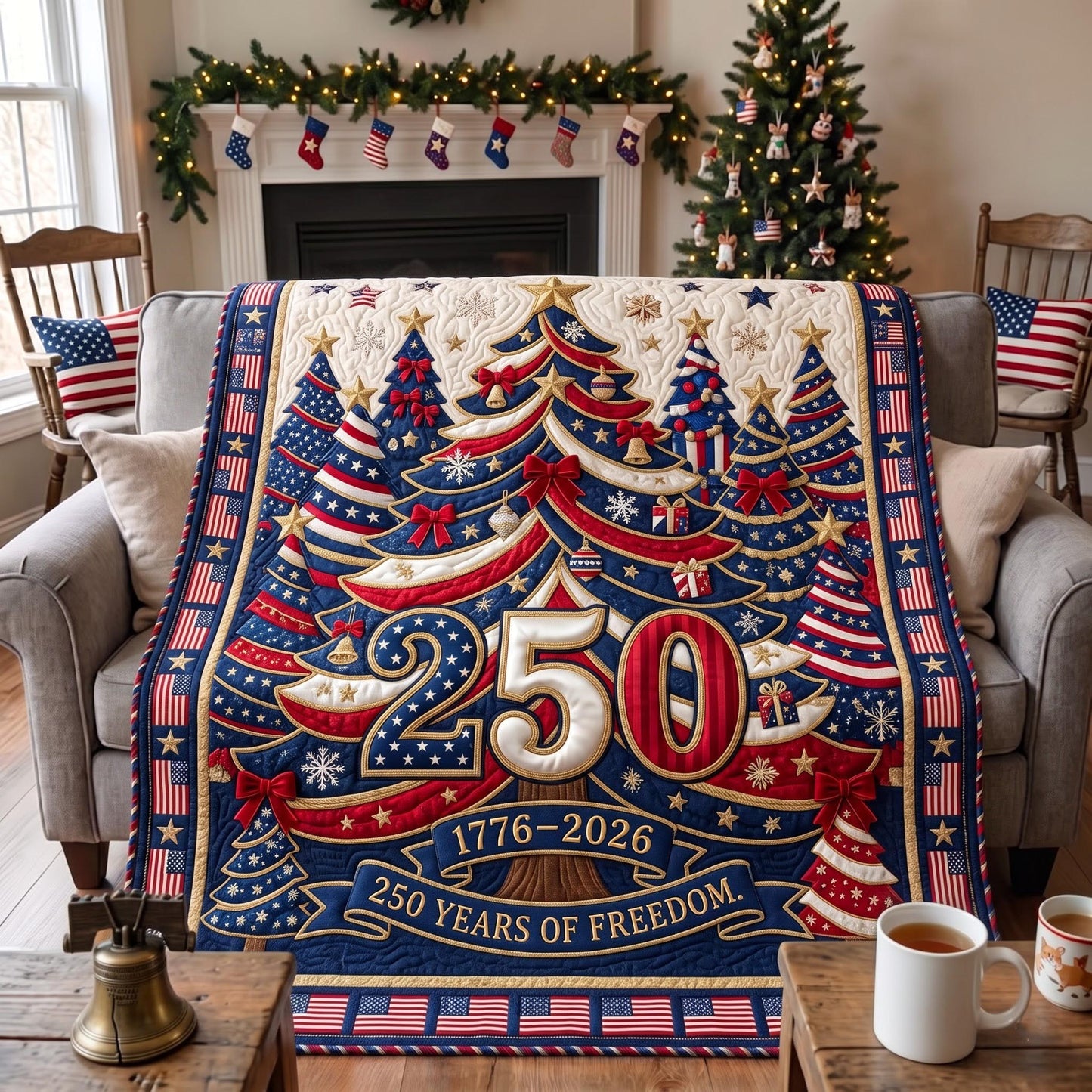 Freedom Legacy Quilted Blanket GFTOMA13517