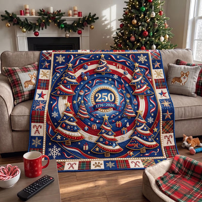 Liberty Wreath Quilted Blanket GFTOMA13518