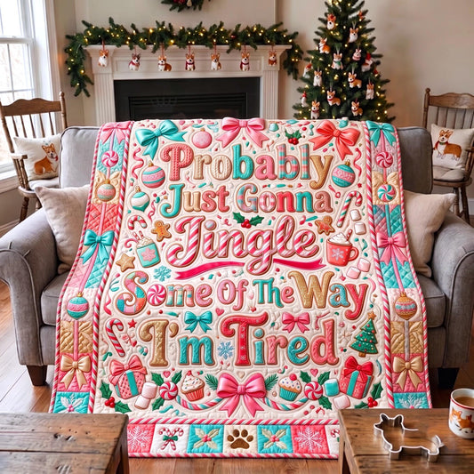 Jingle Mood Quilted Blanket GFTOMA13558