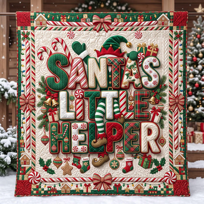 Santa Helper Quilted Blanket GFTOMA13563