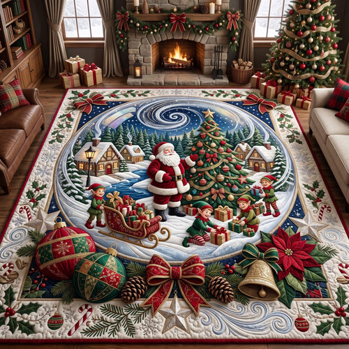 Santa Village Area Rug GFTOMA13566