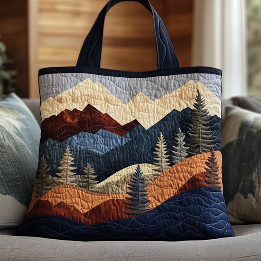 Forest Vibe Quilted Tote Bag GFTOMA1358