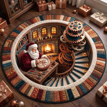 Santa Gearworks Quilted Round Mat GFTOMA13851