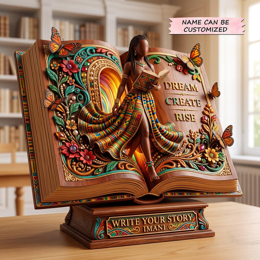 Story Raven Wooden Block 3-Layers QTCUZ GFTOMA13858