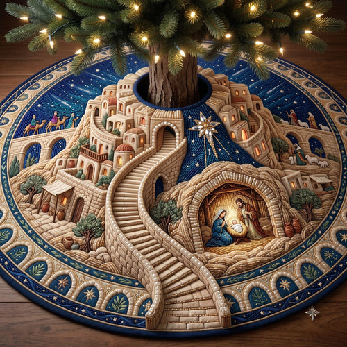 Bethlehem Journey Quilted Tree Skirt GFTOMA13867