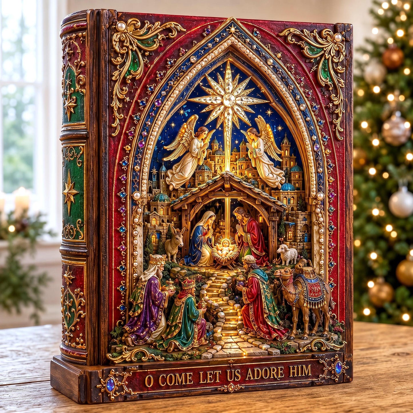 Nativity Cathedral Wooden Block 3-Layers GFTOMA13877