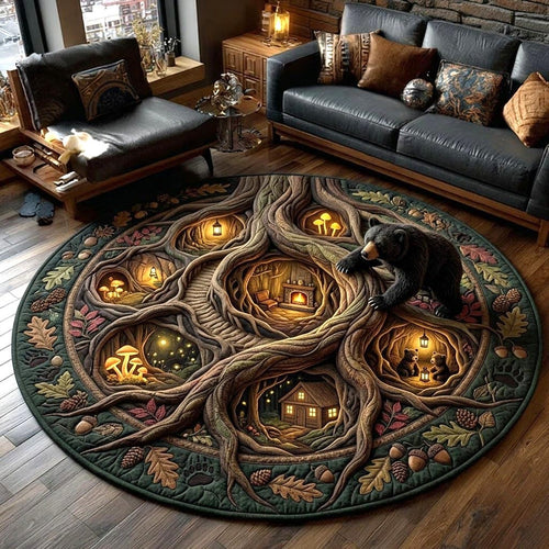 Enchanted Forest Quilted Round Mat GFTOMA13884