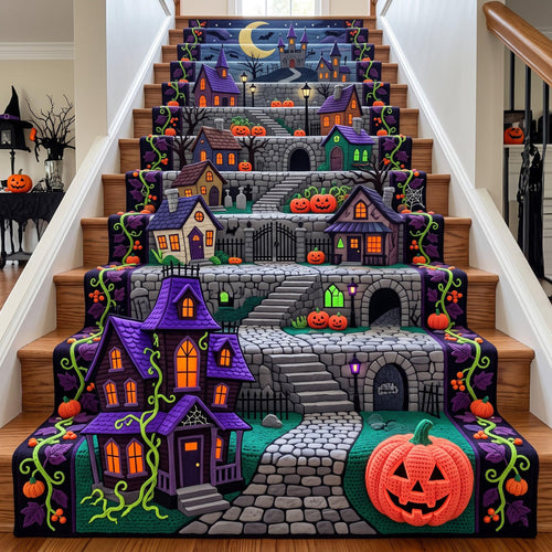 Haunted Village Runner Rug GFTOMA13899