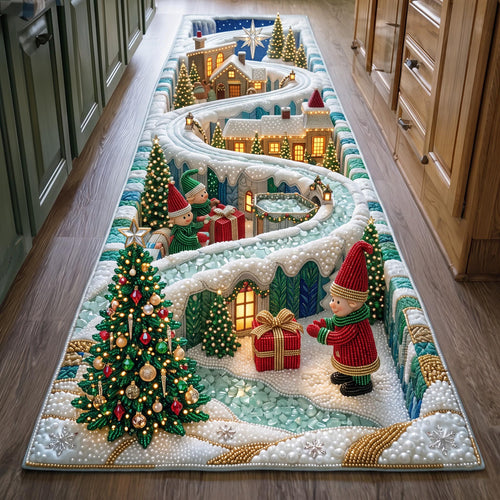 Santa Winterland Runner Rug GFTOMA13902