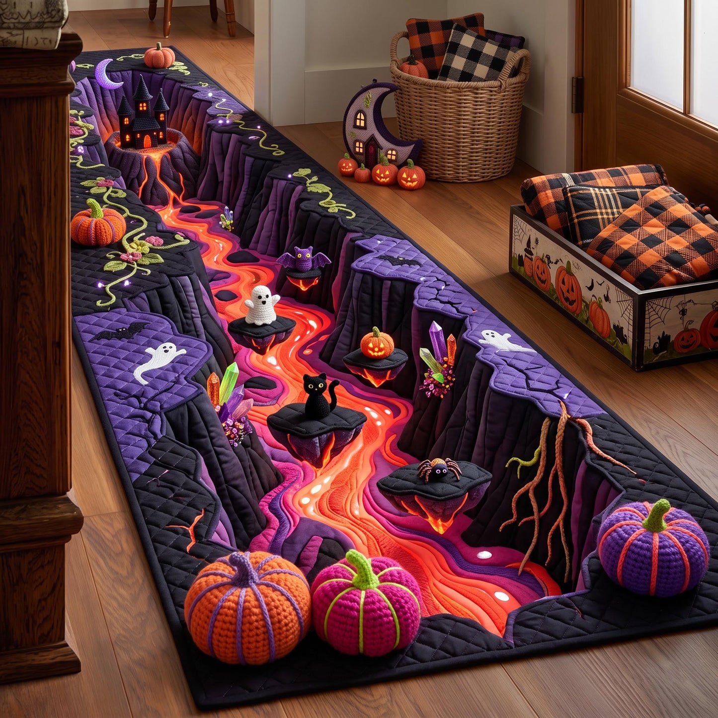 Haunted River Runner Rug GFTOMA13906