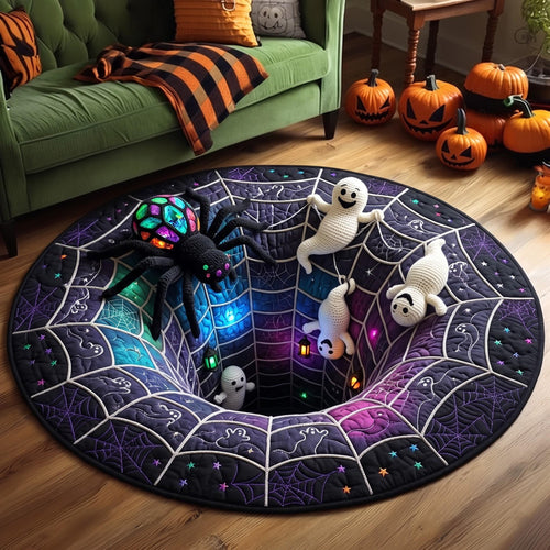Ghostly Web Quilted Round Mat GFTOMA13913