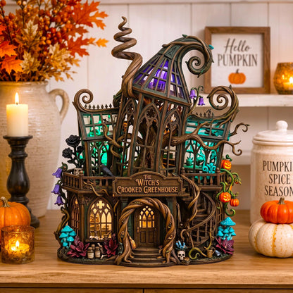 Witch Cottage Wooden Block 3-Layers GFTOMA13951