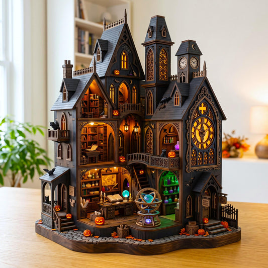 Haunted Manor Wooden Block 3-Layers GFTOMA13956