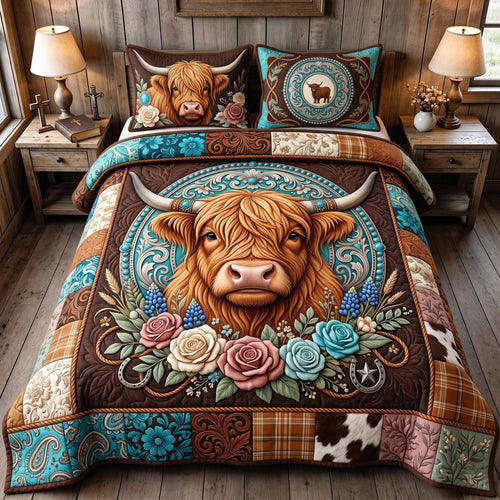 Highland Harvest 3-Piece Quilted Bedding Set GFTOMA13969