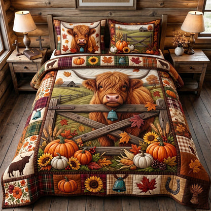 Rustic Highland 3-Piece Quilted Bedding Set GFTOMA13970