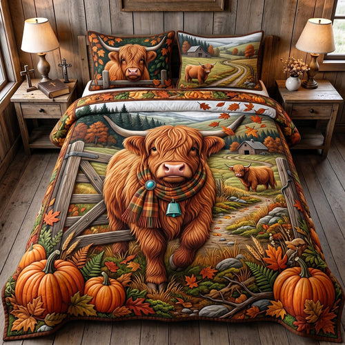 Highland Farm 3-Piece Quilted Bedding Set GFTOMA13973