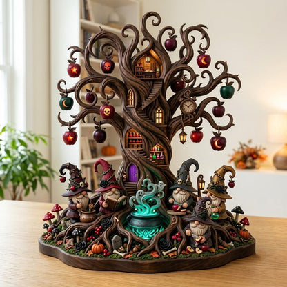 Enchanted Tree Gnome Wooden Block 3-Layers GFTOMA13984