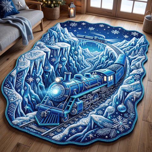 Frozen Railway Custom Shape Area Rug GFTOMA14000