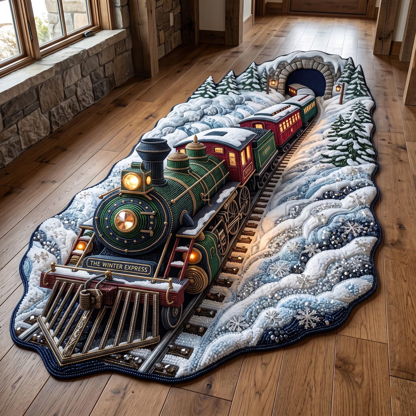 Christmas Express Custom Shape Area Rug GFTOMA14001