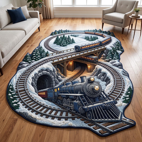 Winter Tunnel Custom Shape Area Rug GFTOMA14003