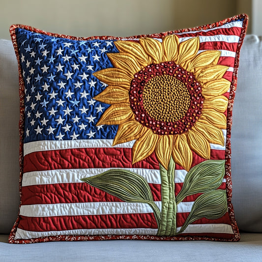 Sunflower Quilted Pillow Case GFTOMA1411