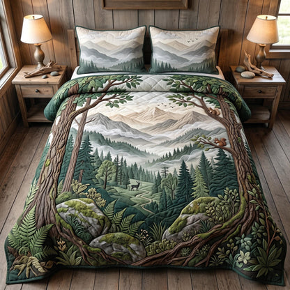 Mountain Retreat 3-Piece Quilted Bedding Set GFTOMA14121