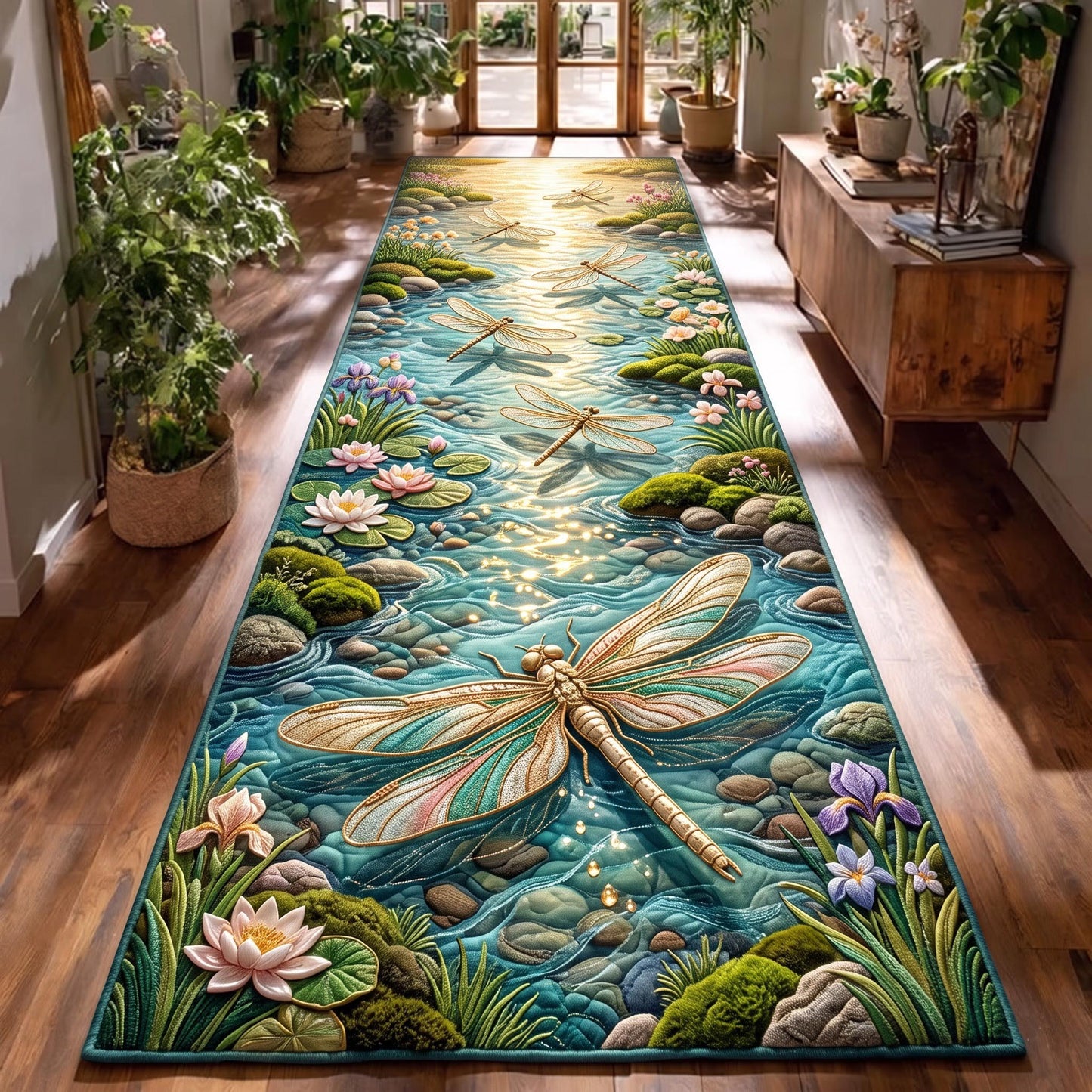 Dragonfly Meadow Runner Rug GFTOMA14168