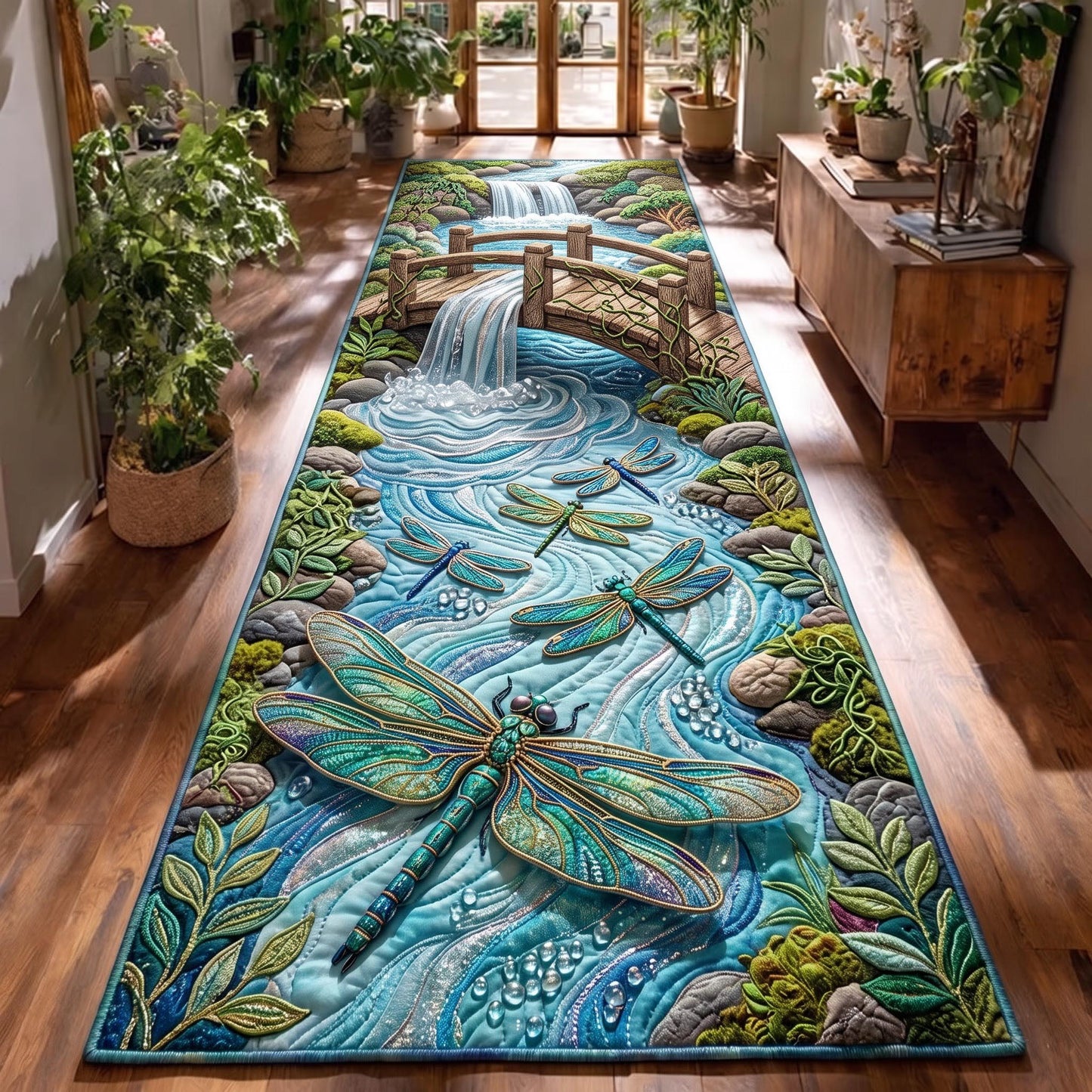 River Dragonfly Runner Rug GFTOMA14171