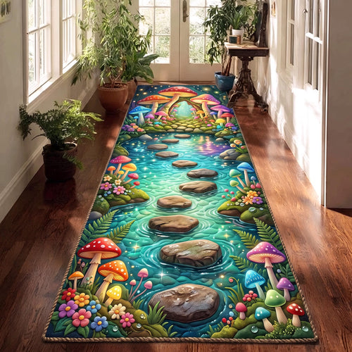 Enchanted Mushroom River Runner Rug GFTOMA14175