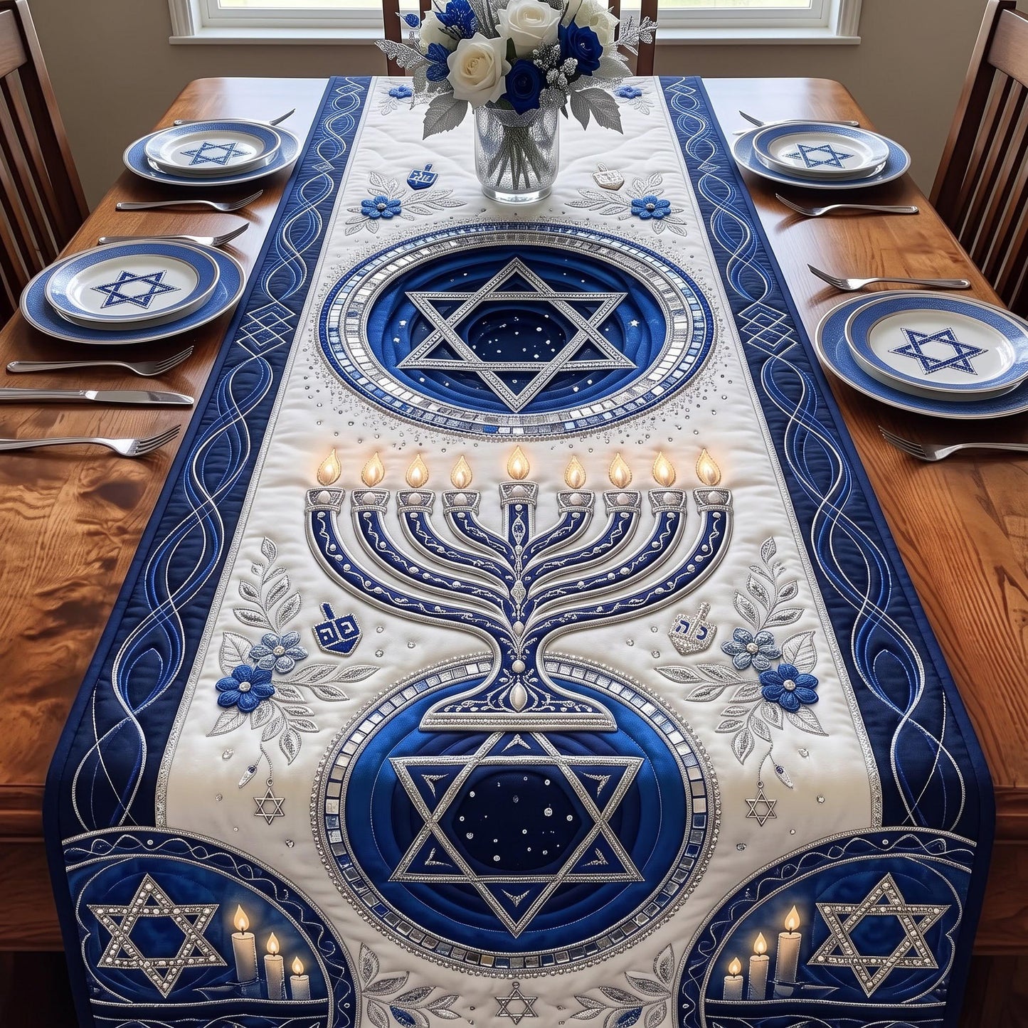 Festival Lights Quilted Table Runner GFTOMA14195