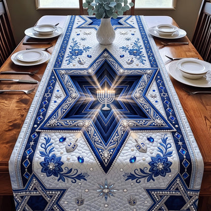 Hanukkah Celebration Quilted Table Runner GFTOMA14200