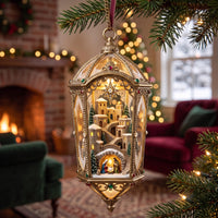Nativity Village Christmas Mica Ornament GFTOMA14263